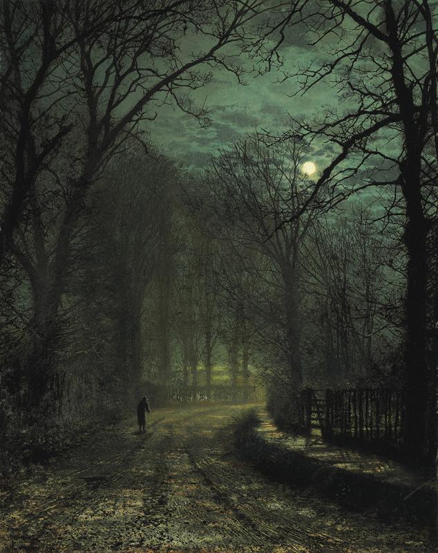 A Yorkshire Lane in November, 1873