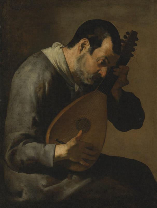 ANNUNCIATION-A MAN PLAYING A LUTE
