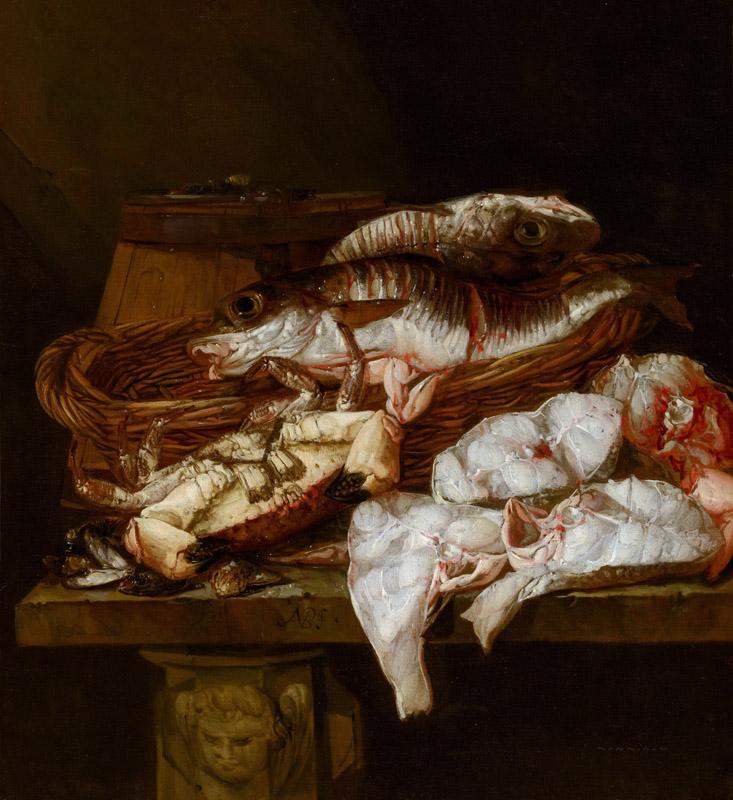Abraham van Beyeren - Still Life with Seafood