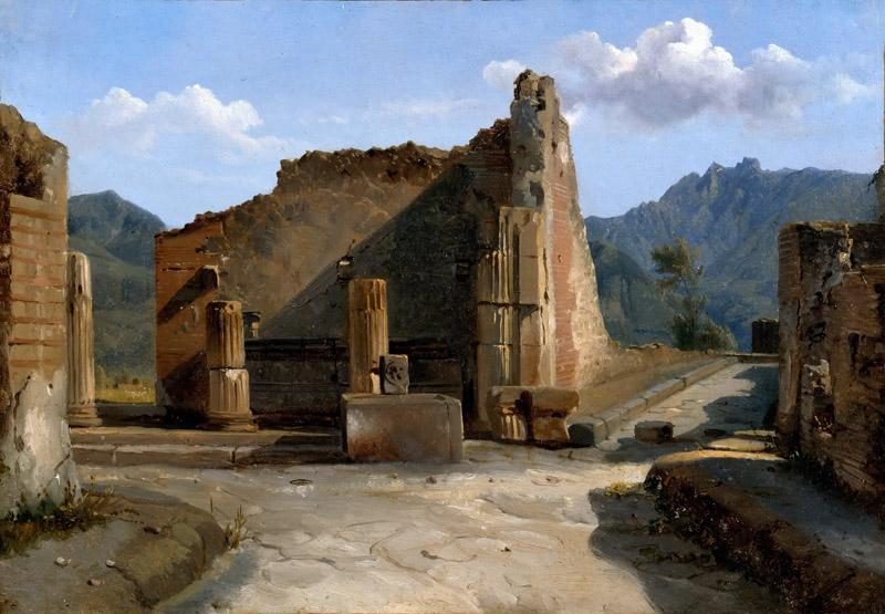 Achille Etna Michallon -- The Forum in Pompeii