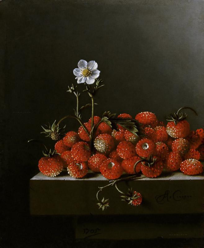 Adriaen Coorte - Still Life with Wild Strawberries