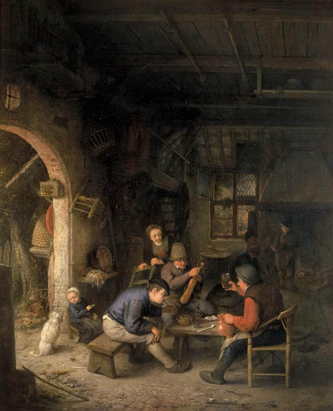 Adriaen van Ostade - Peasants at an Inn