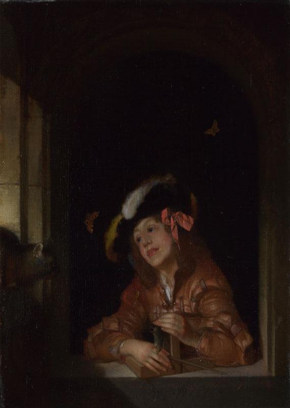 Adriaen van der Werff - A Boy with a Mousetrap