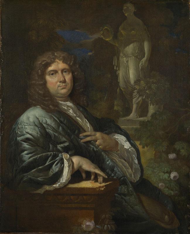 Adriaen van der Werff - Portrait of a Man in a Quilted Gown