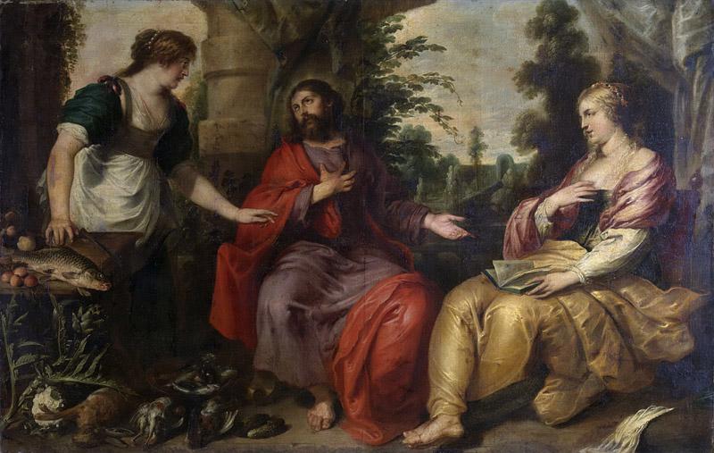 Adriaenssen, Vincent -- Christus bij Martha en Maria, 1623-1675