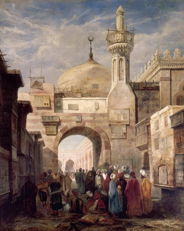 Adrien Dauzats -- The al-Azhar Mosque, Cairo