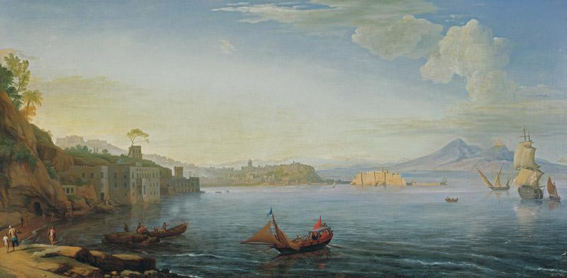 Adrien Manglard - View of Naples, c. 1750