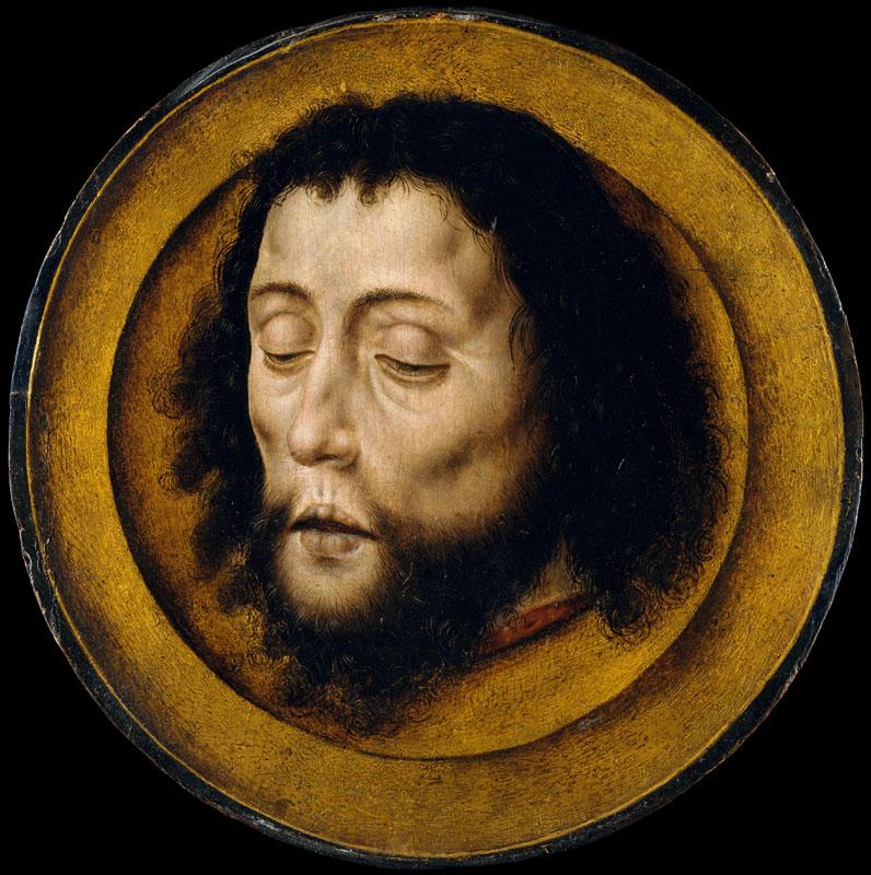 Aelbert Bouts--Head of Saint John the Baptist on a Charger