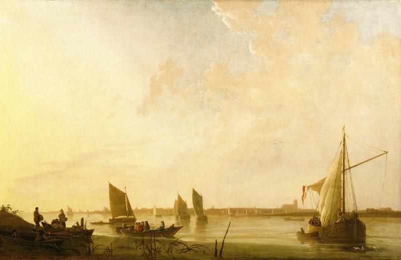 Aelbert Cuyp - Dordrecht Sunrise, c. 1650