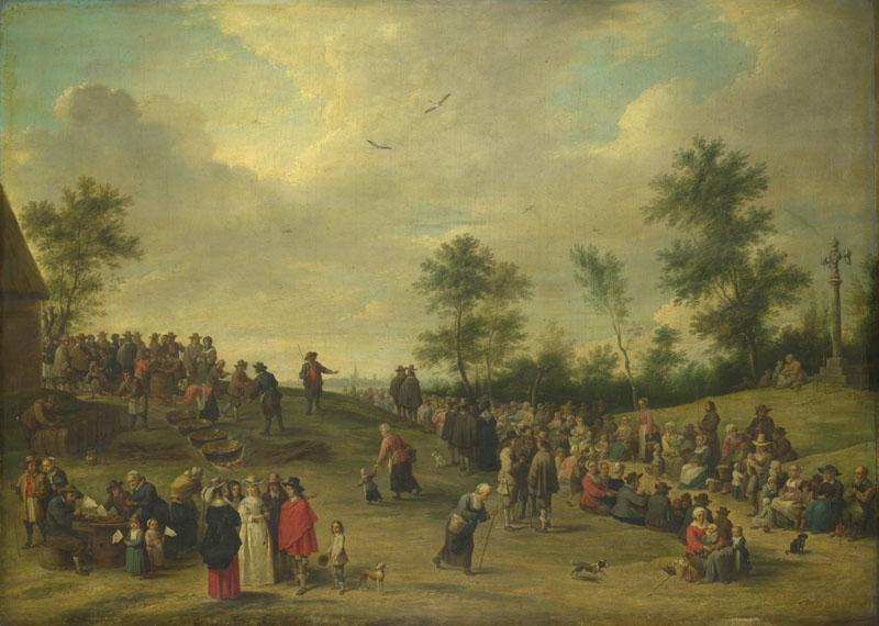 After David Teniers the Younger - A Country Festival near Antwerp