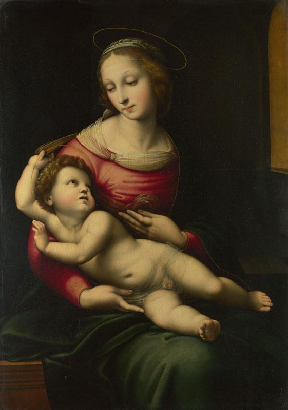 After Raphael - The Madonna and Child