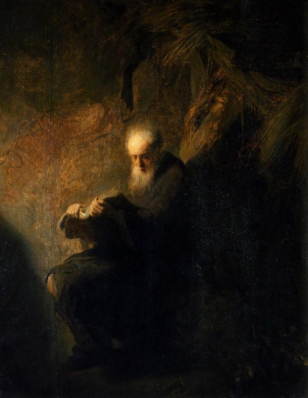 After Rembrandt van Rijn -- Old hermit