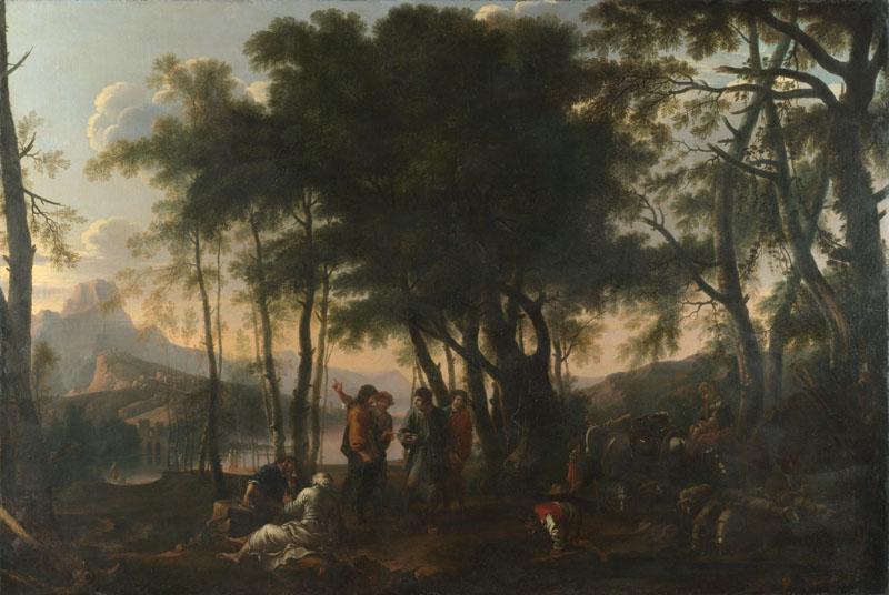 After Salvator Rosa - The Philosophers Wood