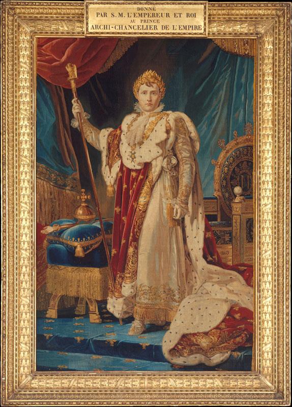 After a painting by baron Francois Gerard--Portrait of Napoleon I