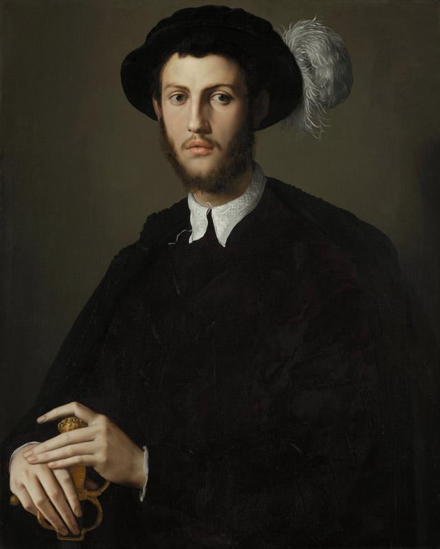 Agnolo di Cosimo di Mariano (Bronzino) - Portrait of a Young Man, 1550-1555