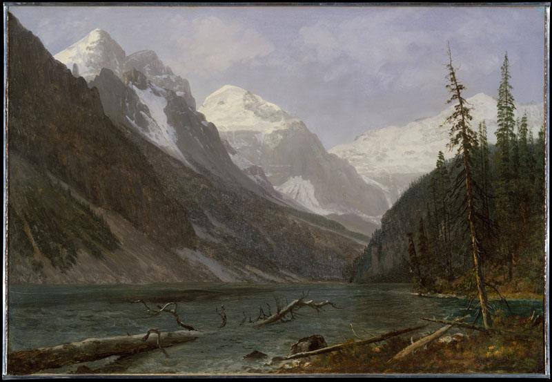 Albert Bierstadt--Canadian Rockies (Lake Louise)