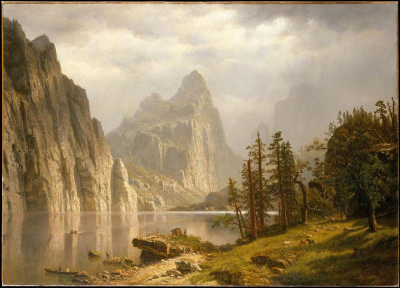 Albert Bierstadt--Merced River, Yosemite Valley