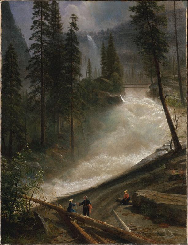 Albert Bierstadt--Nevada Falls, Yosemite