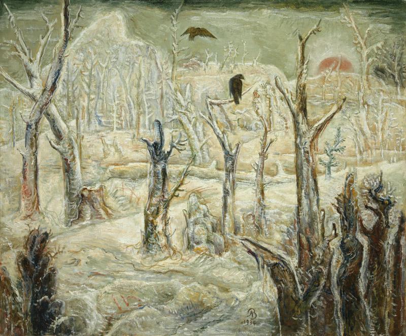 Albert Bloch - Winter in the Dead Wood, 1934-1938