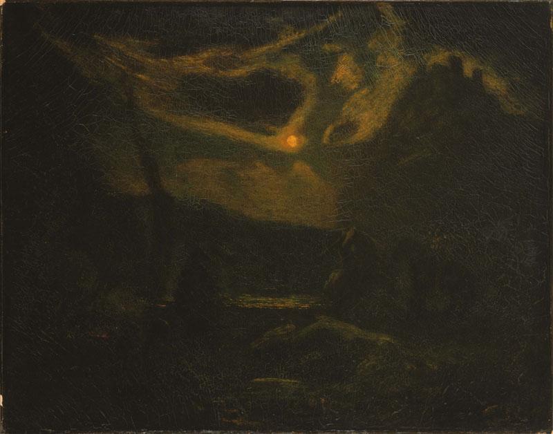 Albert Pinkham Ryder (1847-1917)-Macbeth and the Witches