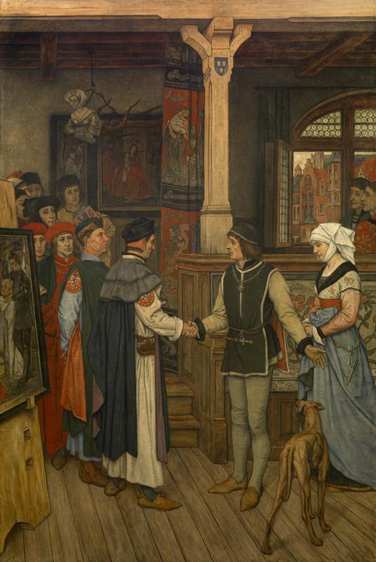 Albrecht De Vriendt - The magisters vist jan van Eyck atelier