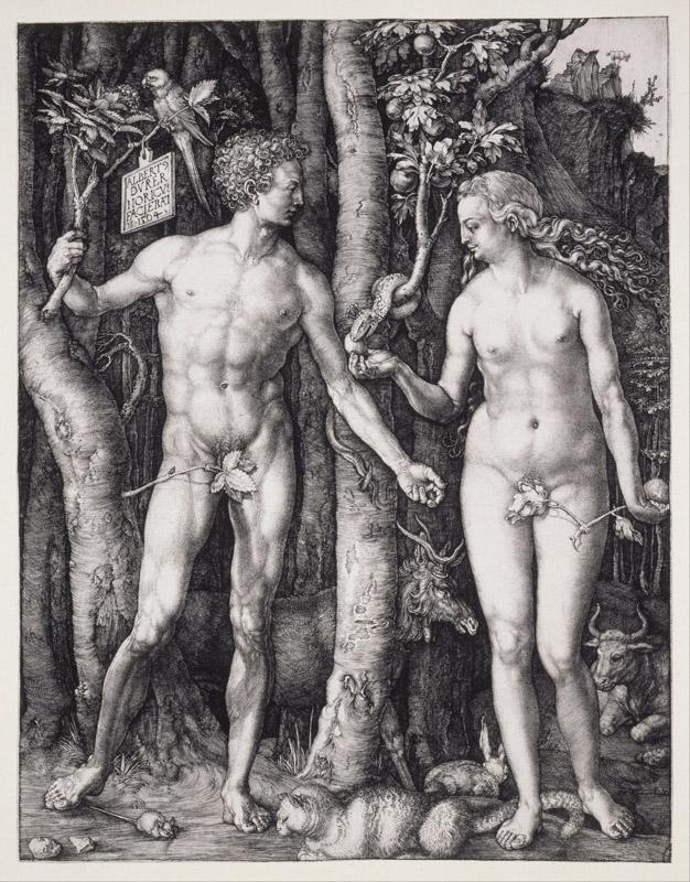 Albrecht Durer - The Fall of Man (Adam and Eve)