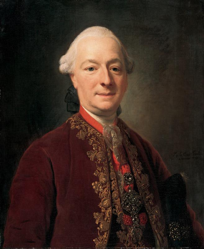 Alexander Roslin - Portrait of Prince Franz Josef I of Liechtenstein (1726-1781), 1778