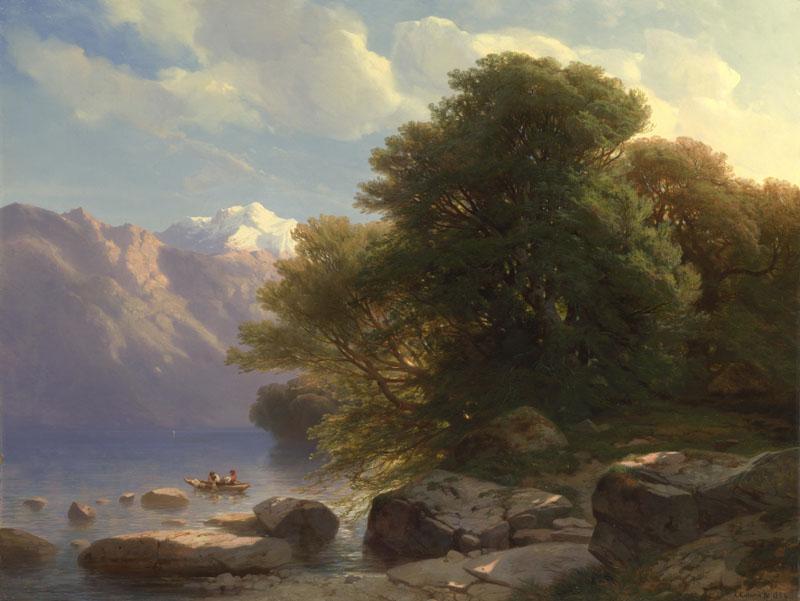 Alexandre Calame - The Lake of Thun