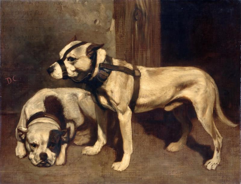 Alexandre-Gabriel Decamps -- Scottish bulldog and terrier
