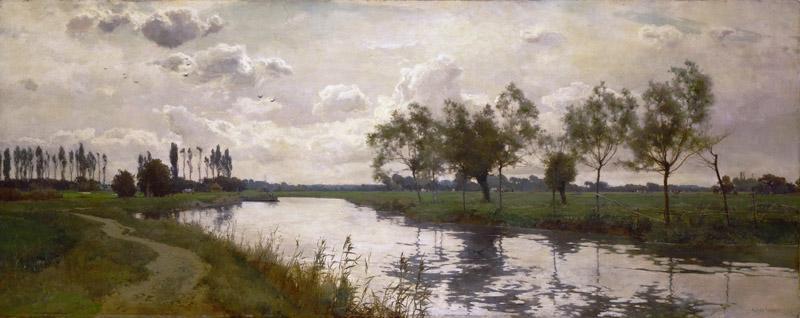 Alfred Parsons, English, 1847-1920 -- River and Towpath