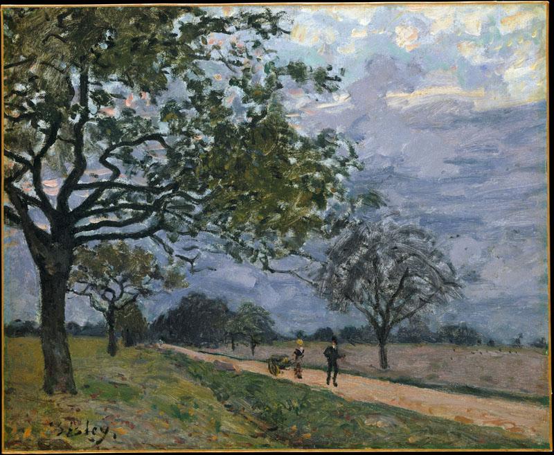 Alfred Sisley--The Road from Versailles to Louveciennes