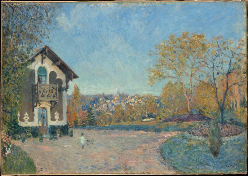 Alfred Sisley--View of Marly-le-Roi from Coeur-Volant