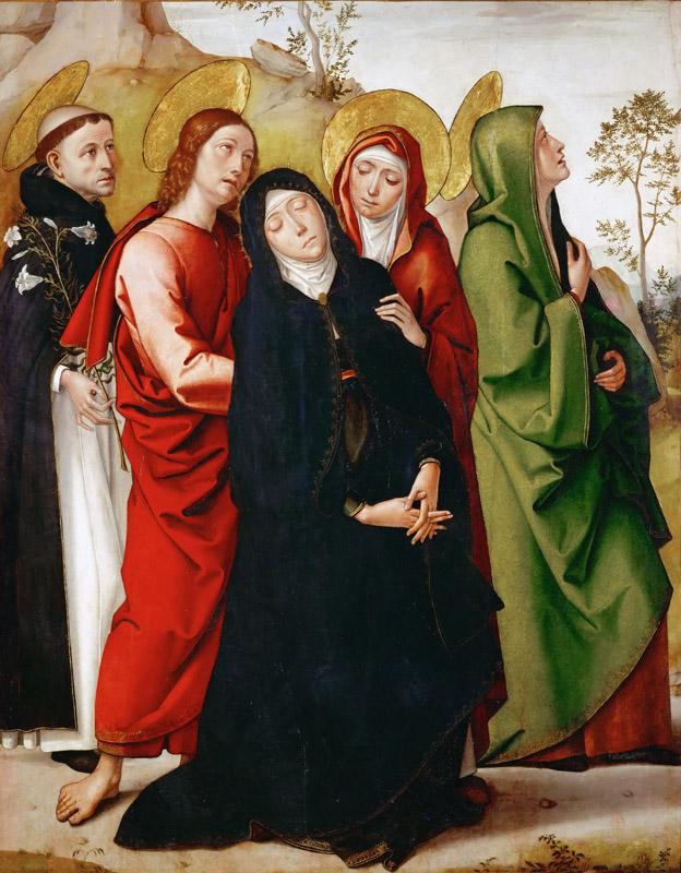 Ambrogio Bergognone (c. 1460-1523) -- Mary Under the Cross