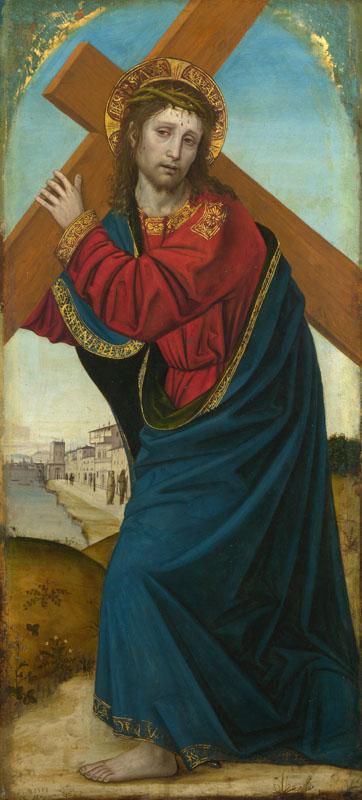 Ambrogio Bergognone - Christ carrying the Cross
