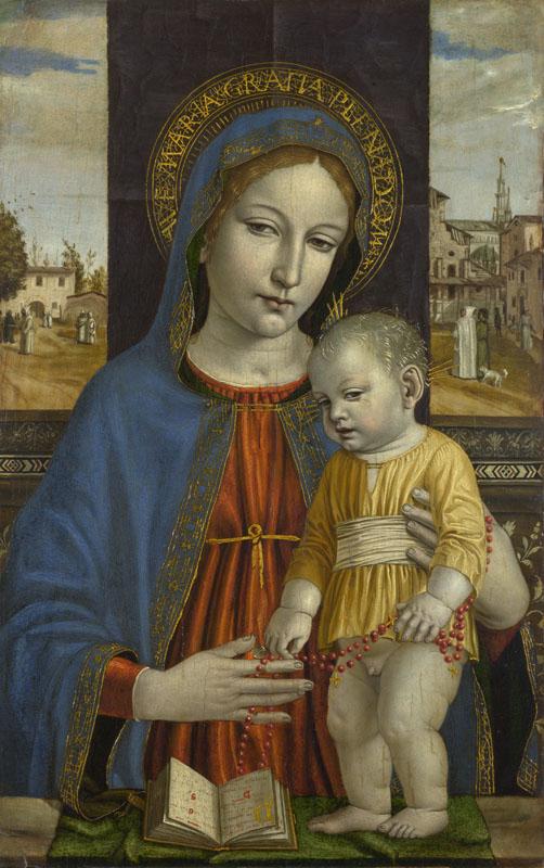 Ambrogio Bergognone - The Virgin and Child