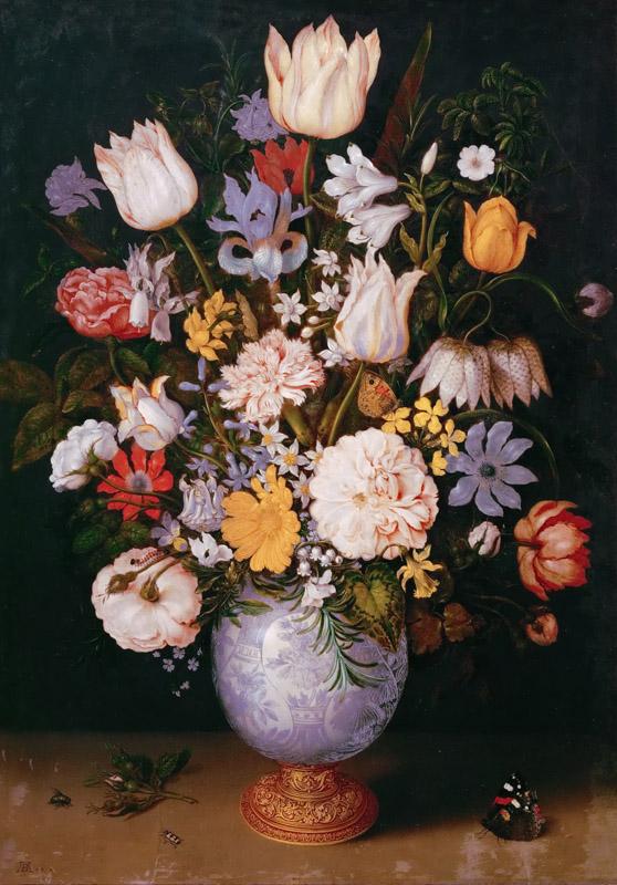 Ambrosius Bosschaert the Younger (1609-1645) -- Still Life with Flowers