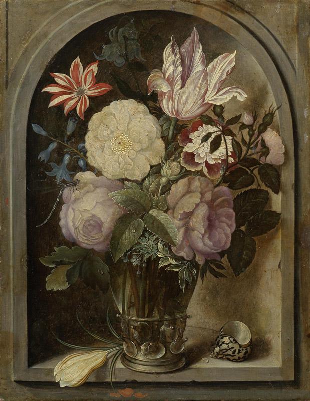 Ambrosius Bosschaert- flowers in a glass