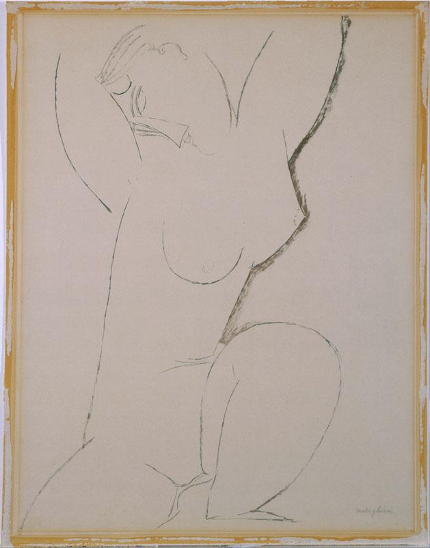Amedeo Modigliani (1884-1920)-Caryatid