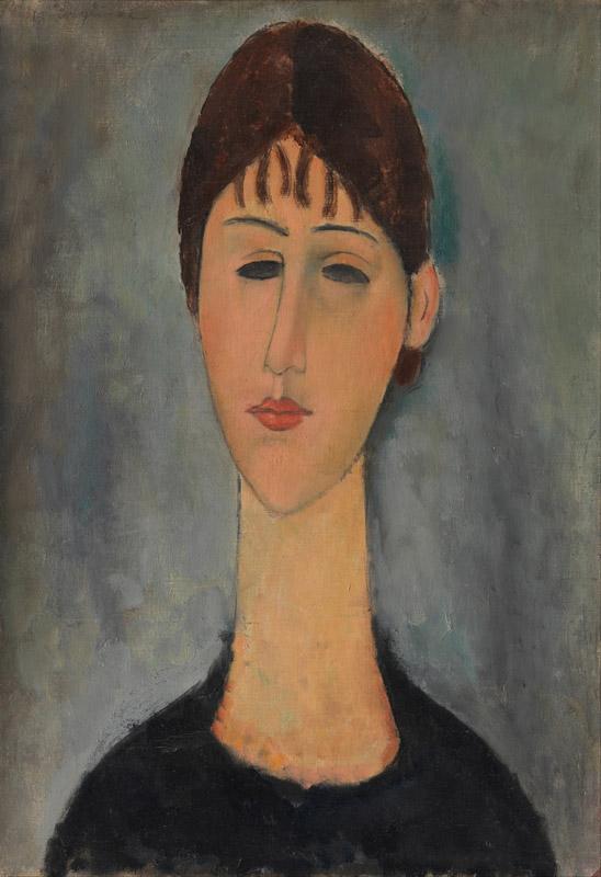 Amedeo Modigliani - Portrait of Mme Zborowska