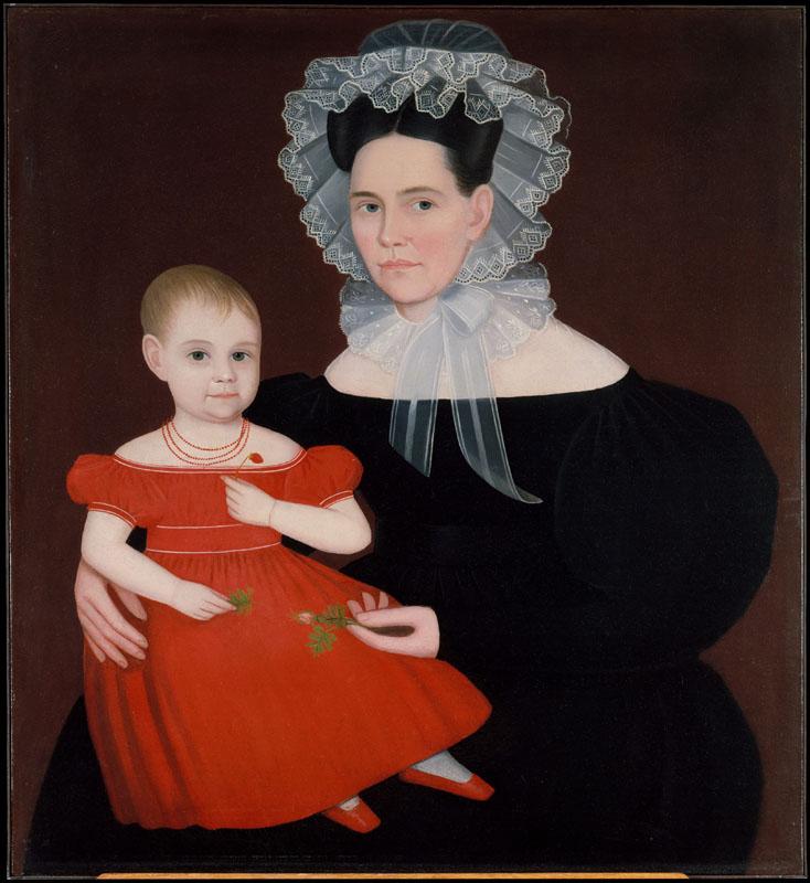 Ammi Phillips--Mrs. Mayer and Daughter
