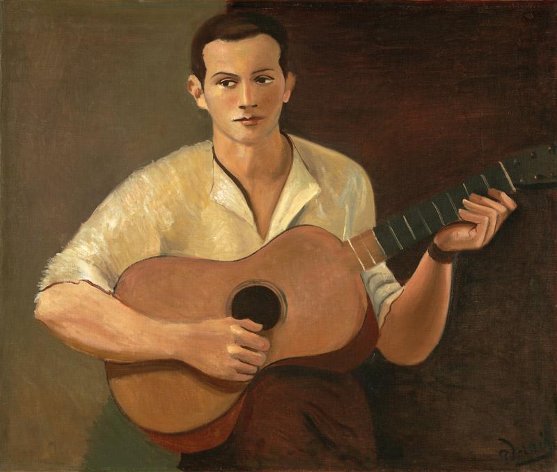 Andre Derain - Guitar Player, 1928