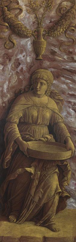 Andrea Mantegna - The Vestal Virgin Tuccia with a sieve