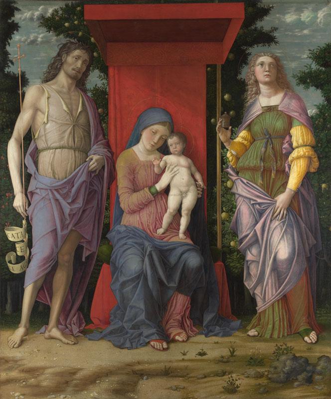 Andrea Mantegna - The Virgin and Child with Saints