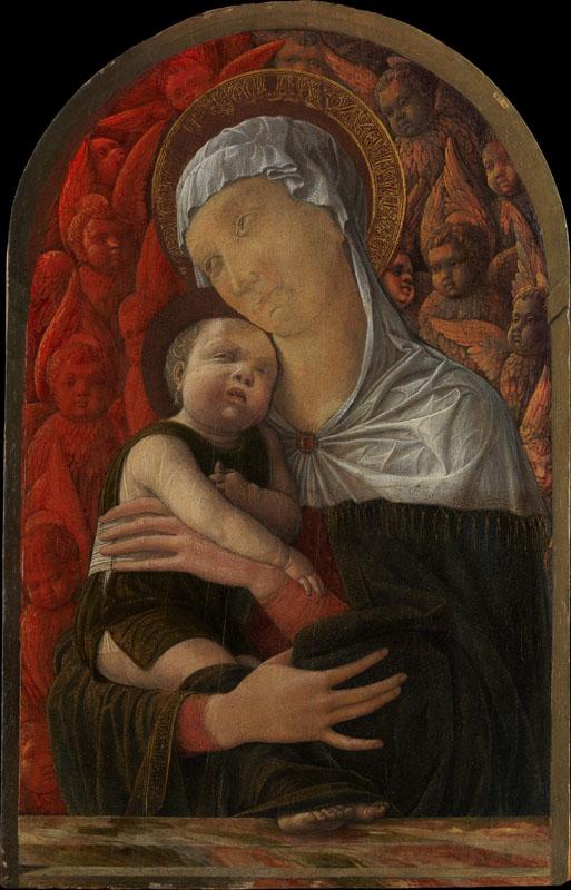 Andrea Mantegna--Madonna and Child with Seraphim and Cherubim
