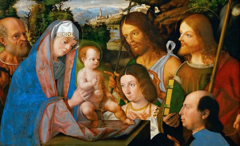 Andrea Previtali (c. 1470-1528) -- Holy Family with Saint James