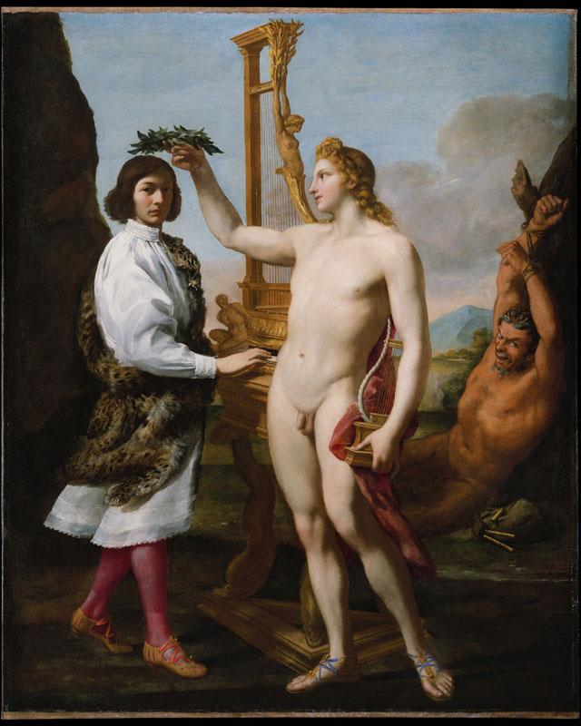 Andrea Sacchi--Marcantonio Pasqualini (1614-1691) Crowned by Apollo