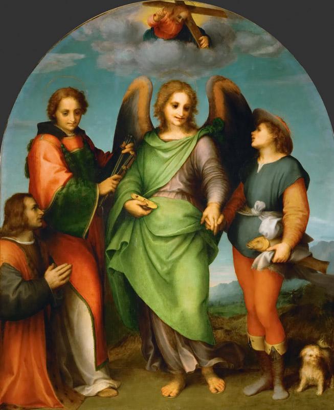 Andrea del Sarto (1486-1530) -- Archangel Raphael with Tobias