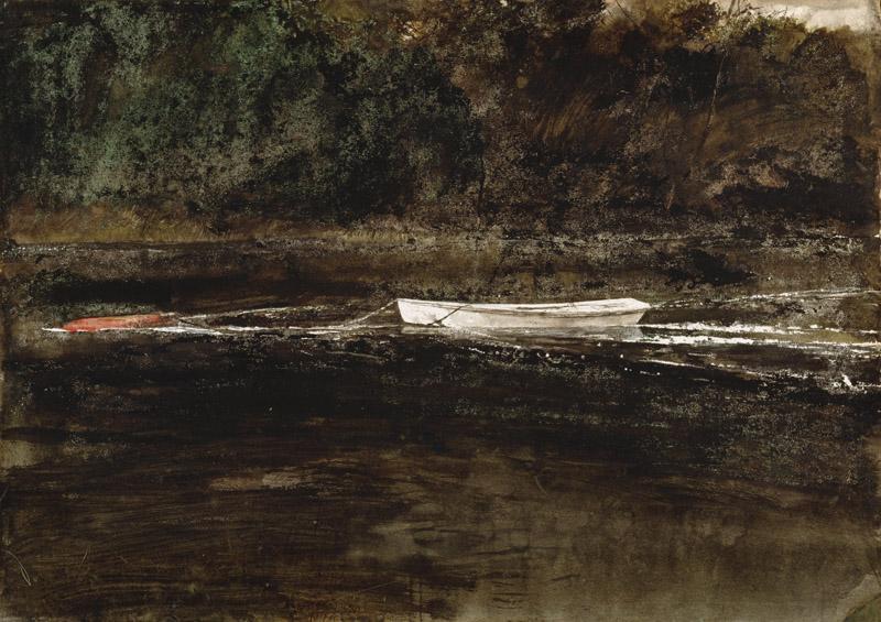 Andrew Wyeth - Mooring Stump, 1962
