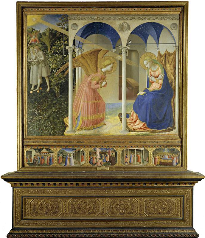 Angelico, Fra-La Anunciacion-194 cm x 194 cm