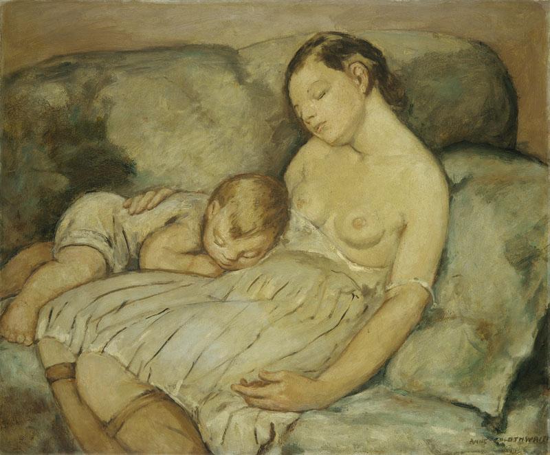 Anne Goldthwaite--The Green Sofa